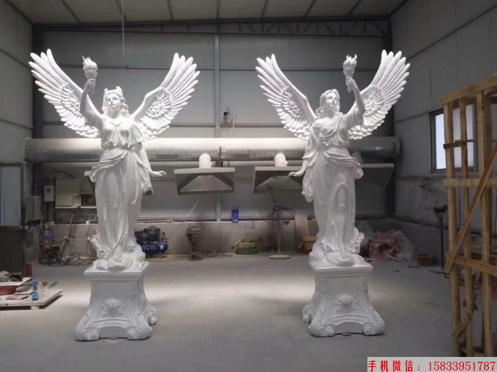 西方火炬女神,欧式女神雕塑