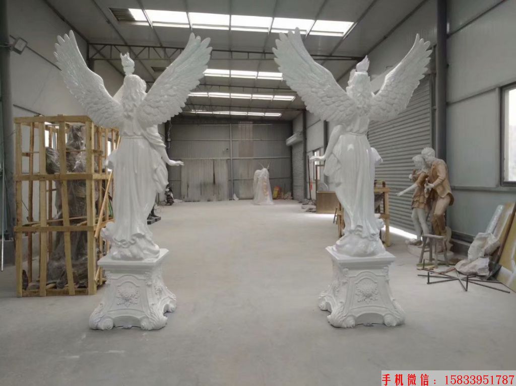 西方火炬女神,欧式女神雕塑8